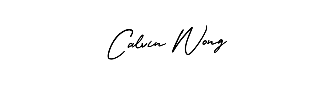 Design your own signature with our free online signature maker. With this signature software, you can create a handwritten (AmerikaSignatureDemo-Regular) signature for name Calvin Wong. Calvin Wong signature style 3 images and pictures png