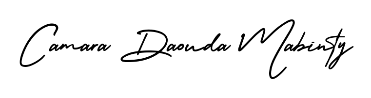 Discover the perfect balance of readability and style for Camara Daouda Mabinty with AmerikaSignatureDemo-Regular font. Create your dream signature today. Camara Daouda Mabinty signature style 3 images and pictures png