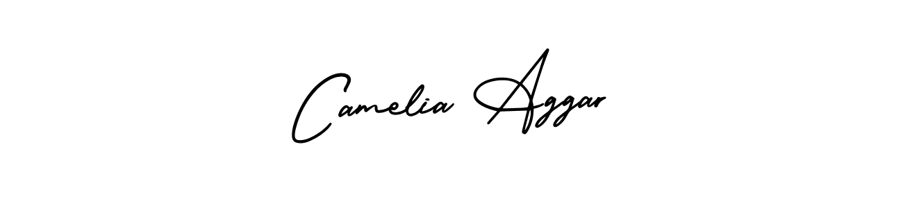 Use a signature maker to create a handwritten signature online. With this signature software, you can design (AmerikaSignatureDemo-Regular) your own signature for name Camelia Aggar. Camelia Aggar signature style 3 images and pictures png