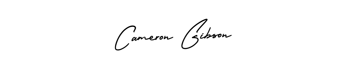 How to make Cameron Gibson name signature. Use AmerikaSignatureDemo-Regular style for creating short signs online. This is the latest handwritten sign. Cameron Gibson signature style 3 images and pictures png