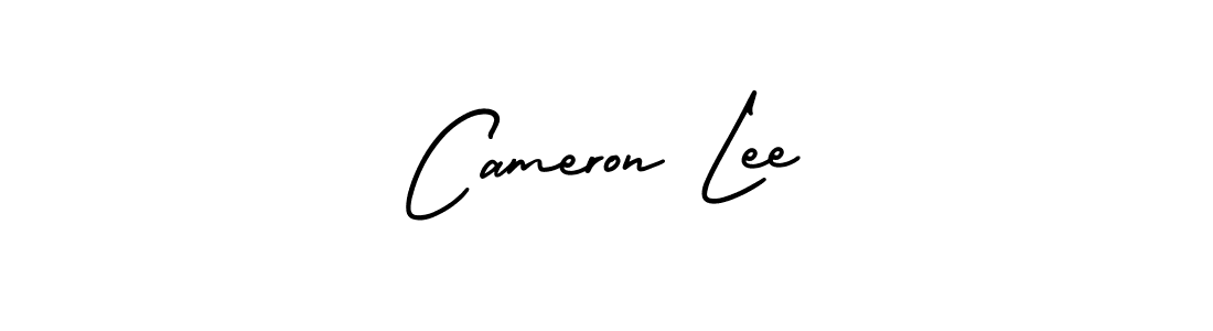 How to make Cameron Lee name signature. Use AmerikaSignatureDemo-Regular style for creating short signs online. This is the latest handwritten sign. Cameron Lee signature style 3 images and pictures png