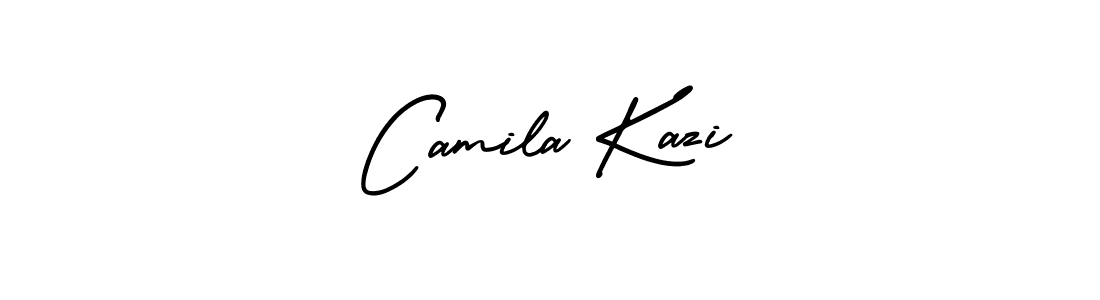 How to make Camila Kazi signature? AmerikaSignatureDemo-Regular is a professional autograph style. Create handwritten signature for Camila Kazi name. Camila Kazi signature style 3 images and pictures png