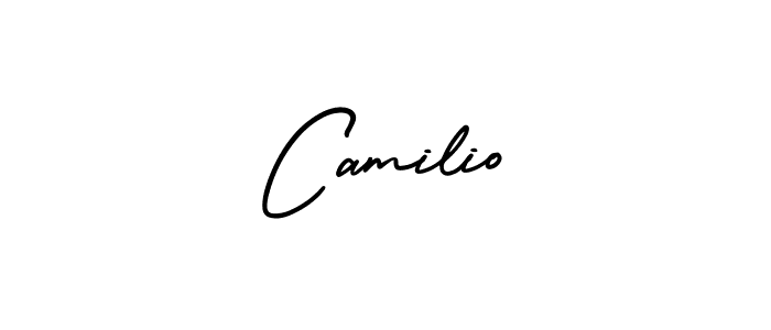 Best and Professional Signature Style for Camilio. AmerikaSignatureDemo-Regular Best Signature Style Collection. Camilio signature style 3 images and pictures png