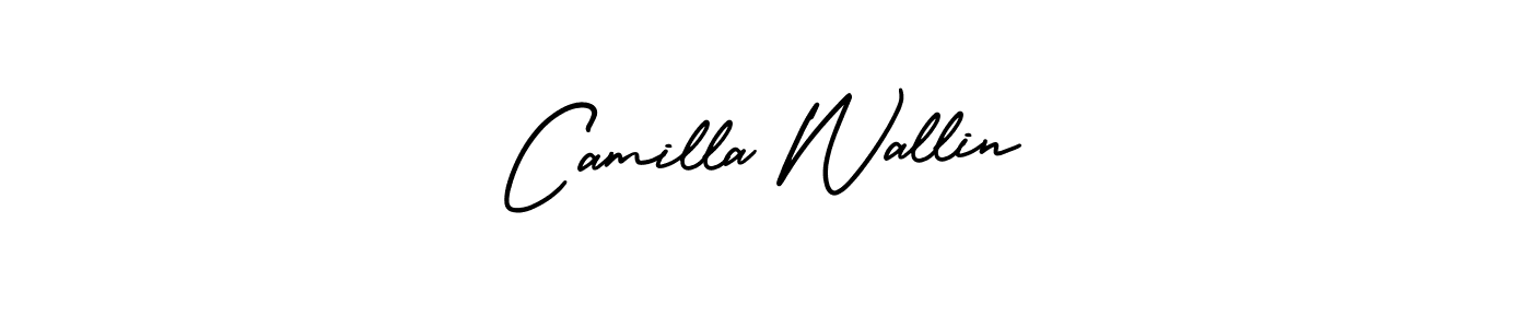 Also we have Camilla Wallin name is the best signature style. Create professional handwritten signature collection using AmerikaSignatureDemo-Regular autograph style. Camilla Wallin signature style 3 images and pictures png