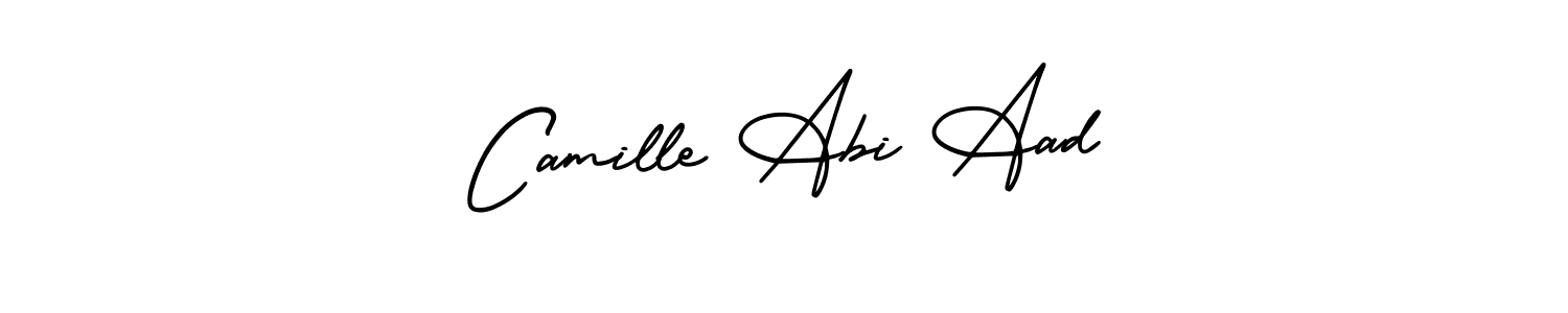 if you are searching for the best signature style for your name Camille Abi Aad. so please give up your signature search. here we have designed multiple signature styles  using AmerikaSignatureDemo-Regular. Camille Abi Aad signature style 3 images and pictures png