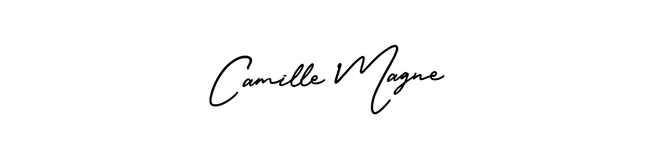 Make a beautiful signature design for name Camille Magne. With this signature (AmerikaSignatureDemo-Regular) style, you can create a handwritten signature for free. Camille Magne signature style 3 images and pictures png
