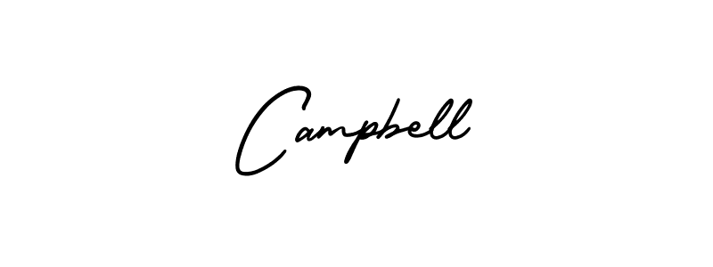 Campbell stylish signature style. Best Handwritten Sign (AmerikaSignatureDemo-Regular) for my name. Handwritten Signature Collection Ideas for my name Campbell. Campbell signature style 3 images and pictures png