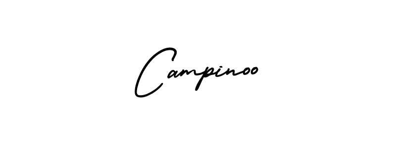 Design your own signature with our free online signature maker. With this signature software, you can create a handwritten (AmerikaSignatureDemo-Regular) signature for name Campinoo. Campinoo signature style 3 images and pictures png