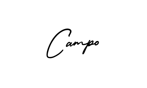 How to make Campo name signature. Use AmerikaSignatureDemo-Regular style for creating short signs online. This is the latest handwritten sign. Campo signature style 3 images and pictures png