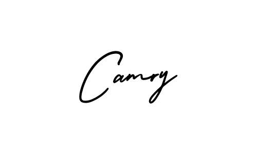 Use a signature maker to create a handwritten signature online. With this signature software, you can design (AmerikaSignatureDemo-Regular) your own signature for name Camry. Camry signature style 3 images and pictures png