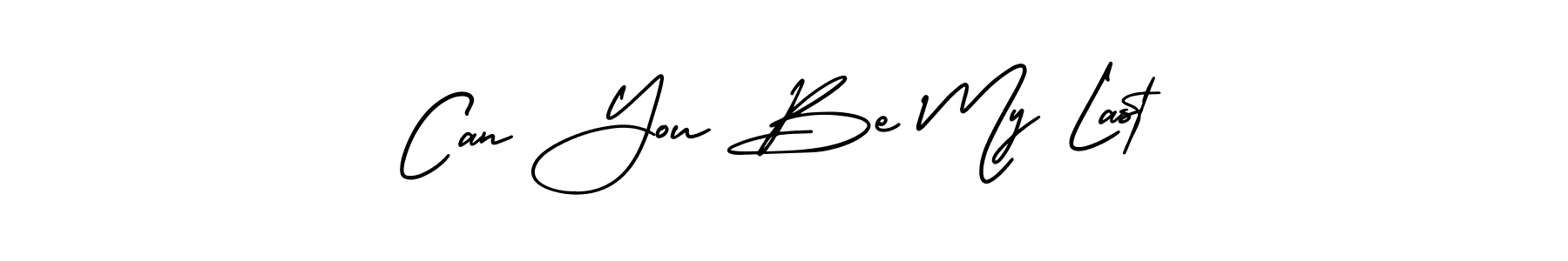 Make a beautiful signature design for name Can You Be My Last. With this signature (AmerikaSignatureDemo-Regular) style, you can create a handwritten signature for free. Can You Be My Last signature style 3 images and pictures png