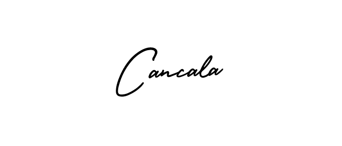 AmerikaSignatureDemo-Regular is a professional signature style that is perfect for those who want to add a touch of class to their signature. It is also a great choice for those who want to make their signature more unique. Get Cancala name to fancy signature for free. Cancala signature style 3 images and pictures png