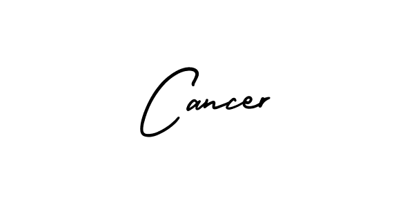 Make a beautiful signature design for name Cancer. With this signature (AmerikaSignatureDemo-Regular) style, you can create a handwritten signature for free. Cancer signature style 3 images and pictures png
