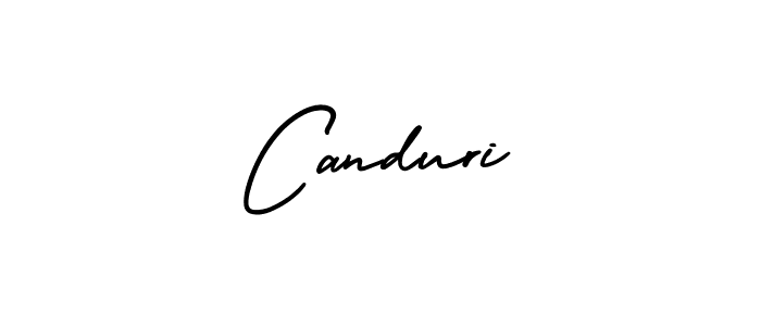 It looks lik you need a new signature style for name Canduri. Design unique handwritten (AmerikaSignatureDemo-Regular) signature with our free signature maker in just a few clicks. Canduri signature style 3 images and pictures png