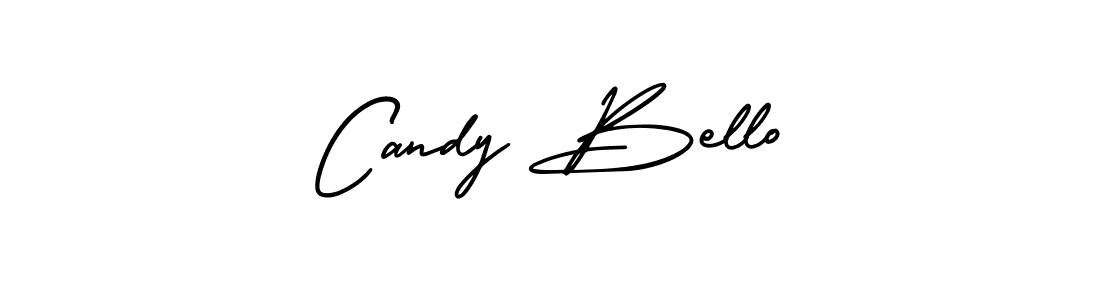 It looks lik you need a new signature style for name Candy Bello. Design unique handwritten (AmerikaSignatureDemo-Regular) signature with our free signature maker in just a few clicks. Candy Bello signature style 3 images and pictures png