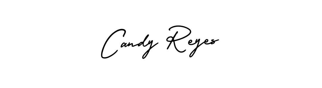 The best way (AmerikaSignatureDemo-Regular) to make a short signature is to pick only two or three words in your name. The name Candy Reyes include a total of six letters. For converting this name. Candy Reyes signature style 3 images and pictures png