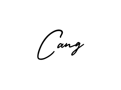 How to make Cang signature? AmerikaSignatureDemo-Regular is a professional autograph style. Create handwritten signature for Cang name. Cang signature style 3 images and pictures png