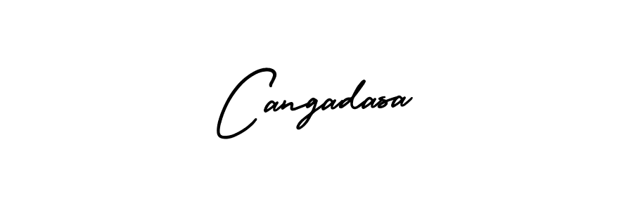 How to make Cangadasa signature? AmerikaSignatureDemo-Regular is a professional autograph style. Create handwritten signature for Cangadasa name. Cangadasa signature style 3 images and pictures png
