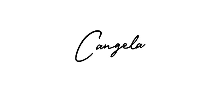 Cangela stylish signature style. Best Handwritten Sign (AmerikaSignatureDemo-Regular) for my name. Handwritten Signature Collection Ideas for my name Cangela. Cangela signature style 3 images and pictures png