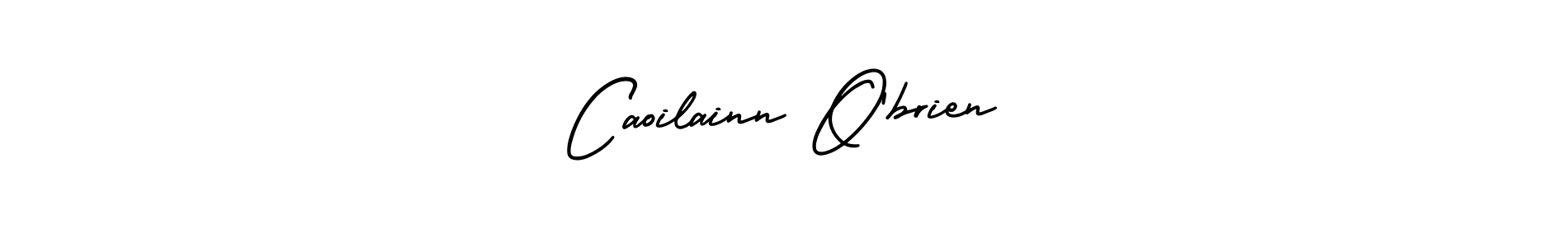 Create a beautiful signature design for name Caoilainn O’brien. With this signature (AmerikaSignatureDemo-Regular) fonts, you can make a handwritten signature for free. Caoilainn O’brien signature style 3 images and pictures png