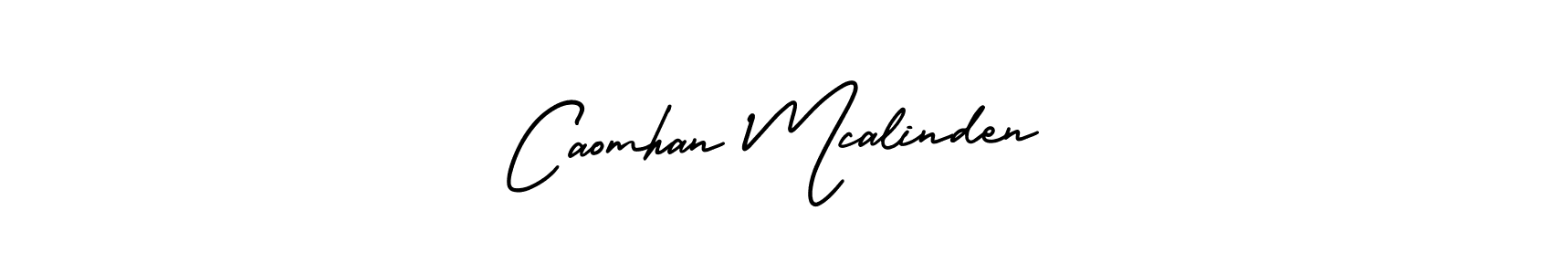 Caomhan Mcalinden stylish signature style. Best Handwritten Sign (AmerikaSignatureDemo-Regular) for my name. Handwritten Signature Collection Ideas for my name Caomhan Mcalinden. Caomhan Mcalinden signature style 3 images and pictures png