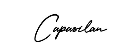 Create your official email sign-off with Capasilan name in AmerikaSignatureDemo-Regular style. Crisp, clean, and perfectly legible across all screens. Capasilan signature style 3 images and pictures png