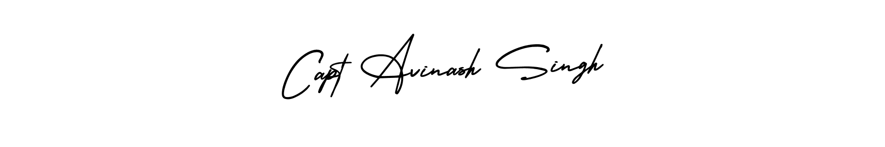Make a beautiful signature design for name Capt Avinash Singh. With this signature (AmerikaSignatureDemo-Regular) style, you can create a handwritten signature for free. Capt Avinash Singh signature style 3 images and pictures png