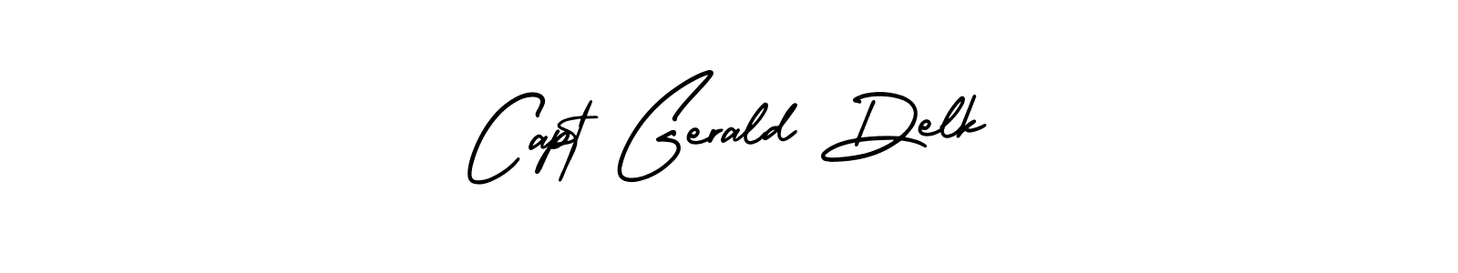 Also You can easily find your signature by using the search form. We will create Capt Gerald Delk name handwritten signature images for you free of cost using AmerikaSignatureDemo-Regular sign style. Capt Gerald Delk signature style 3 images and pictures png