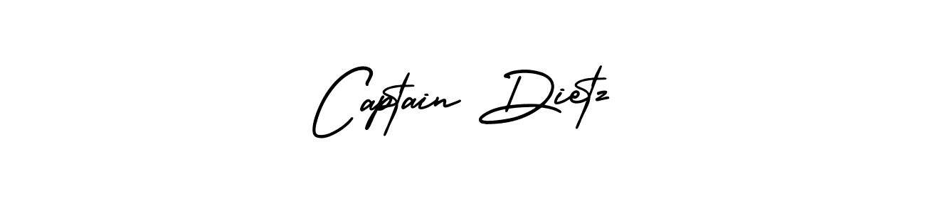 Use a signature maker to create a handwritten signature online. With this signature software, you can design (AmerikaSignatureDemo-Regular) your own signature for name Captain Dietz. Captain Dietz signature style 3 images and pictures png