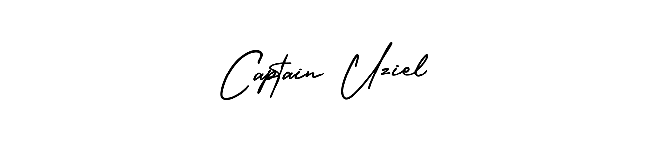 Check out images of Autograph of Captain Uziel name. Actor Captain Uziel Signature Style. AmerikaSignatureDemo-Regular is a professional sign style online. Captain Uziel signature style 3 images and pictures png