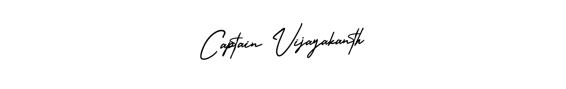 Captain Vijayakanth stylish signature style. Best Handwritten Sign (AmerikaSignatureDemo-Regular) for my name. Handwritten Signature Collection Ideas for my name Captain Vijayakanth. Captain Vijayakanth signature style 3 images and pictures png