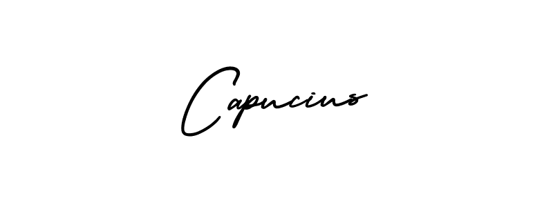 It looks lik you need a new signature style for name Capucius. Design unique handwritten (AmerikaSignatureDemo-Regular) signature with our free signature maker in just a few clicks. Capucius signature style 3 images and pictures png