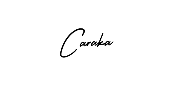 How to make Caraka signature? AmerikaSignatureDemo-Regular is a professional autograph style. Create handwritten signature for Caraka name. Caraka signature style 3 images and pictures png