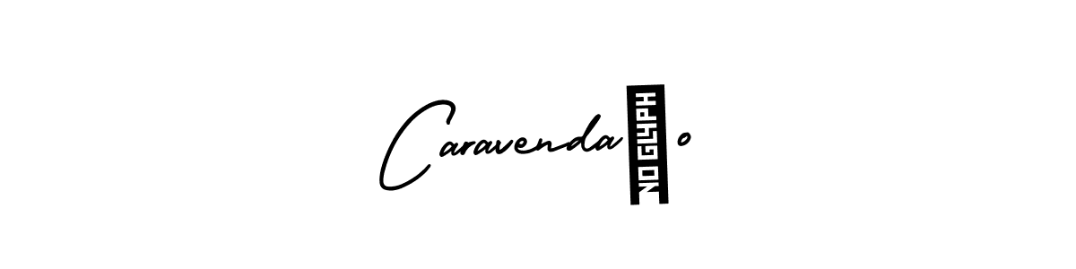 The best way (AmerikaSignatureDemo-Regular) to make a short signature is to pick only two or three words in your name. The name CaravendaÑo include a total of six letters. For converting this name. CaravendaÑo signature style 3 images and pictures png