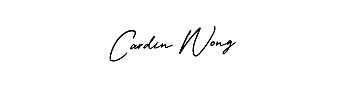 The best way (AmerikaSignatureDemo-Regular) to make a short signature is to pick only two or three words in your name. The name Cardin Wong include a total of six letters. For converting this name. Cardin Wong signature style 3 images and pictures png