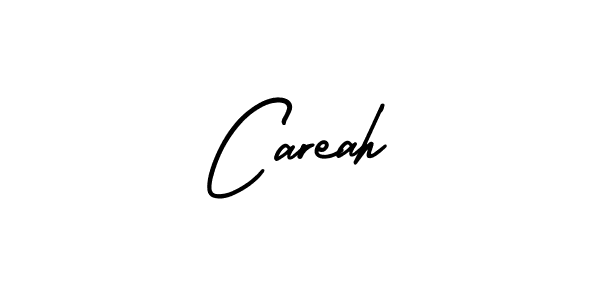 Make a beautiful signature design for name Careah. With this signature (AmerikaSignatureDemo-Regular) style, you can create a handwritten signature for free. Careah signature style 3 images and pictures png