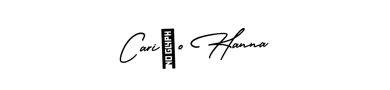 if you are searching for the best signature style for your name Cariño Hanna. so please give up your signature search. here we have designed multiple signature styles  using AmerikaSignatureDemo-Regular. Cariño Hanna signature style 3 images and pictures png