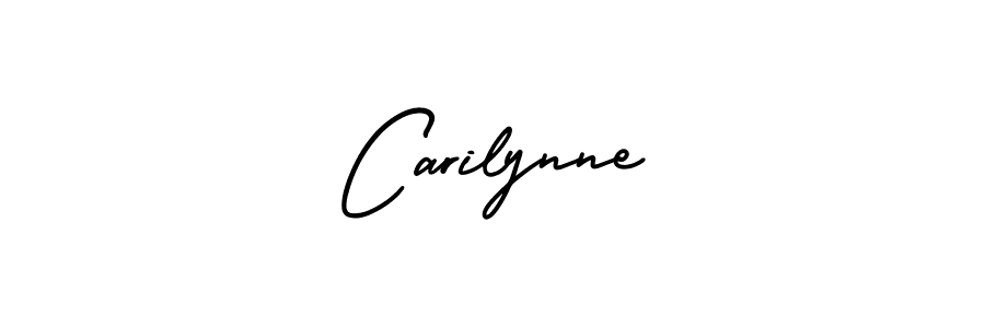 Carilynne stylish signature style. Best Handwritten Sign (AmerikaSignatureDemo-Regular) for my name. Handwritten Signature Collection Ideas for my name Carilynne. Carilynne signature style 3 images and pictures png
