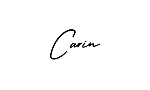 How to make Carin signature? AmerikaSignatureDemo-Regular is a professional autograph style. Create handwritten signature for Carin name. Carin signature style 3 images and pictures png