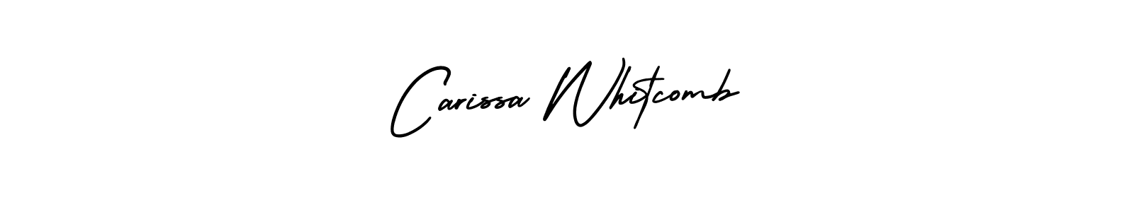 See photos of Carissa Whitcomb official signature by Spectra . Check more albums & portfolios. Read reviews & check more about AmerikaSignatureDemo-Regular font. Carissa Whitcomb signature style 3 images and pictures png