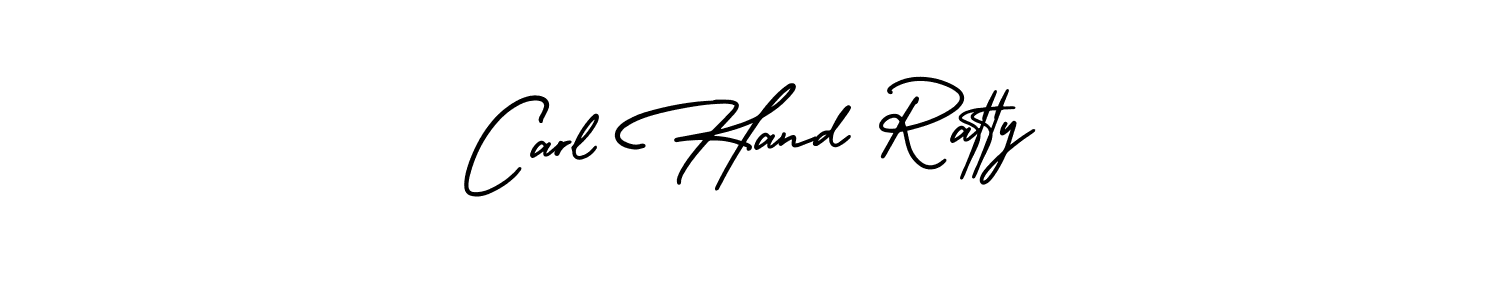 It looks lik you need a new signature style for name Carl Hand Ratty. Design unique handwritten (AmerikaSignatureDemo-Regular) signature with our free signature maker in just a few clicks. Carl Hand Ratty signature style 3 images and pictures png