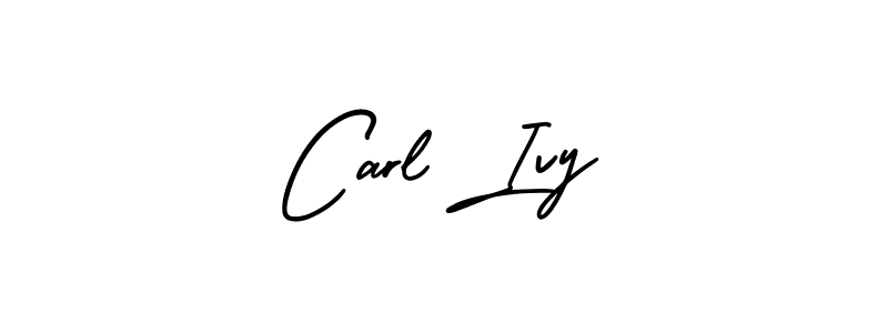 Carl Ivy stylish signature style. Best Handwritten Sign (AmerikaSignatureDemo-Regular) for my name. Handwritten Signature Collection Ideas for my name Carl Ivy. Carl Ivy signature style 3 images and pictures png