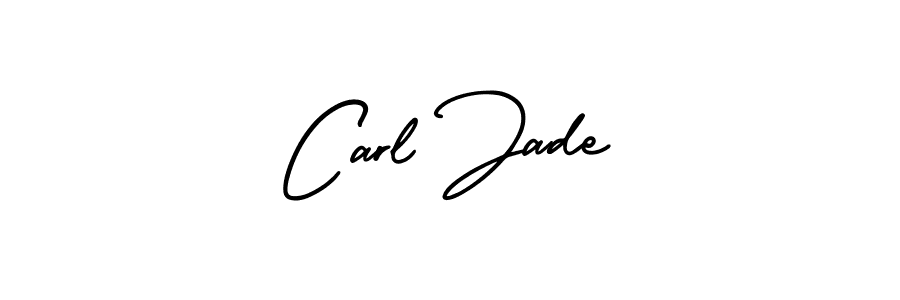 AmerikaSignatureDemo-Regular is a professional signature style that is perfect for those who want to add a touch of class to their signature. It is also a great choice for those who want to make their signature more unique. Get Carl Jade name to fancy signature for free. Carl Jade signature style 3 images and pictures png