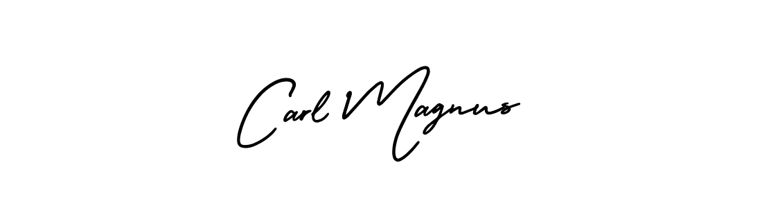 You should practise on your own different ways (AmerikaSignatureDemo-Regular) to write your name (Carl Magnus) in signature. don't let someone else do it for you. Carl Magnus signature style 3 images and pictures png