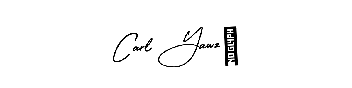 if you are searching for the best signature style for your name Carl Yawz♡. so please give up your signature search. here we have designed multiple signature styles  using AmerikaSignatureDemo-Regular. Carl Yawz♡ signature style 3 images and pictures png