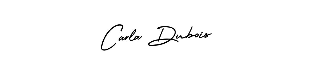 How to make Carla Dubois name signature. Use AmerikaSignatureDemo-Regular style for creating short signs online. This is the latest handwritten sign. Carla Dubois signature style 3 images and pictures png