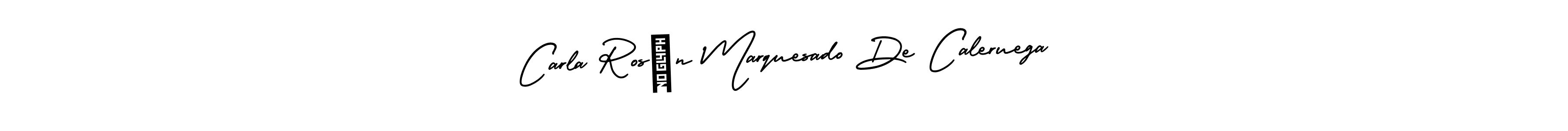 Create a beautiful signature design for name Carla Rosón Marquesado De Caleruega. With this signature (AmerikaSignatureDemo-Regular) fonts, you can make a handwritten signature for free. Carla Rosón Marquesado De Caleruega signature style 3 images and pictures png