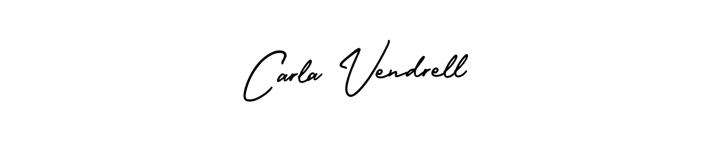 Similarly AmerikaSignatureDemo-Regular is the best handwritten signature design. Signature creator online .You can use it as an online autograph creator for name Carla Vendrell. Carla Vendrell signature style 3 images and pictures png