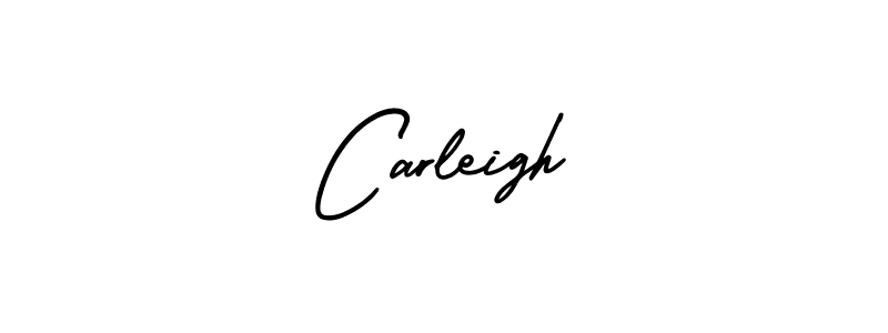 Carleigh stylish signature style. Best Handwritten Sign (AmerikaSignatureDemo-Regular) for my name. Handwritten Signature Collection Ideas for my name Carleigh. Carleigh signature style 3 images and pictures png