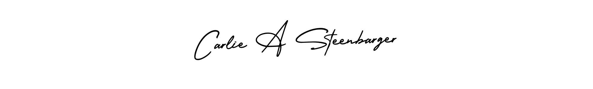 Best and Professional Signature Style for Carlie A Steenbarger. AmerikaSignatureDemo-Regular Best Signature Style Collection. Carlie A Steenbarger signature style 3 images and pictures png